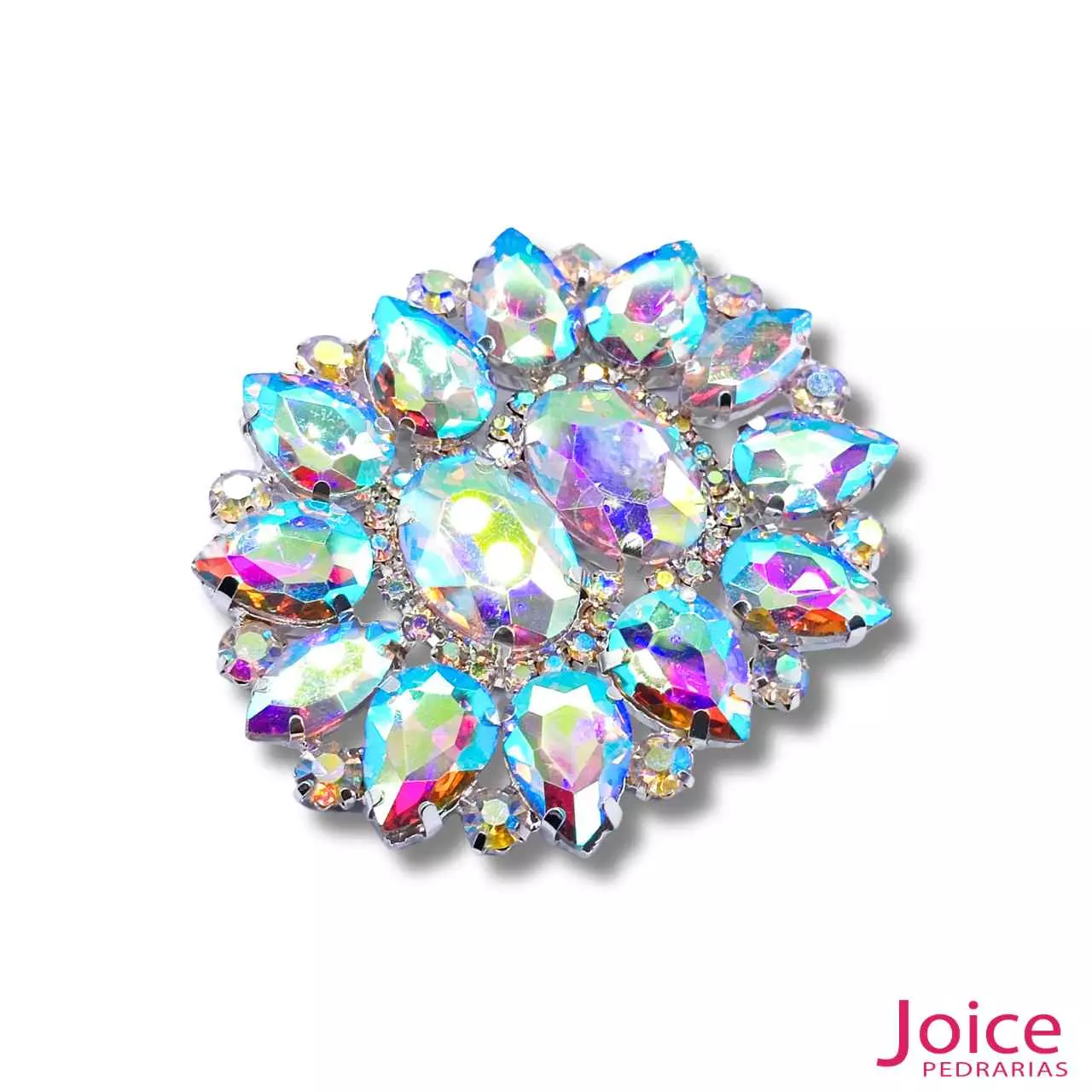 1-1 Aplique De Strass 50mm X 60mm C/1-Unidades Ref:501 - Imagem 6