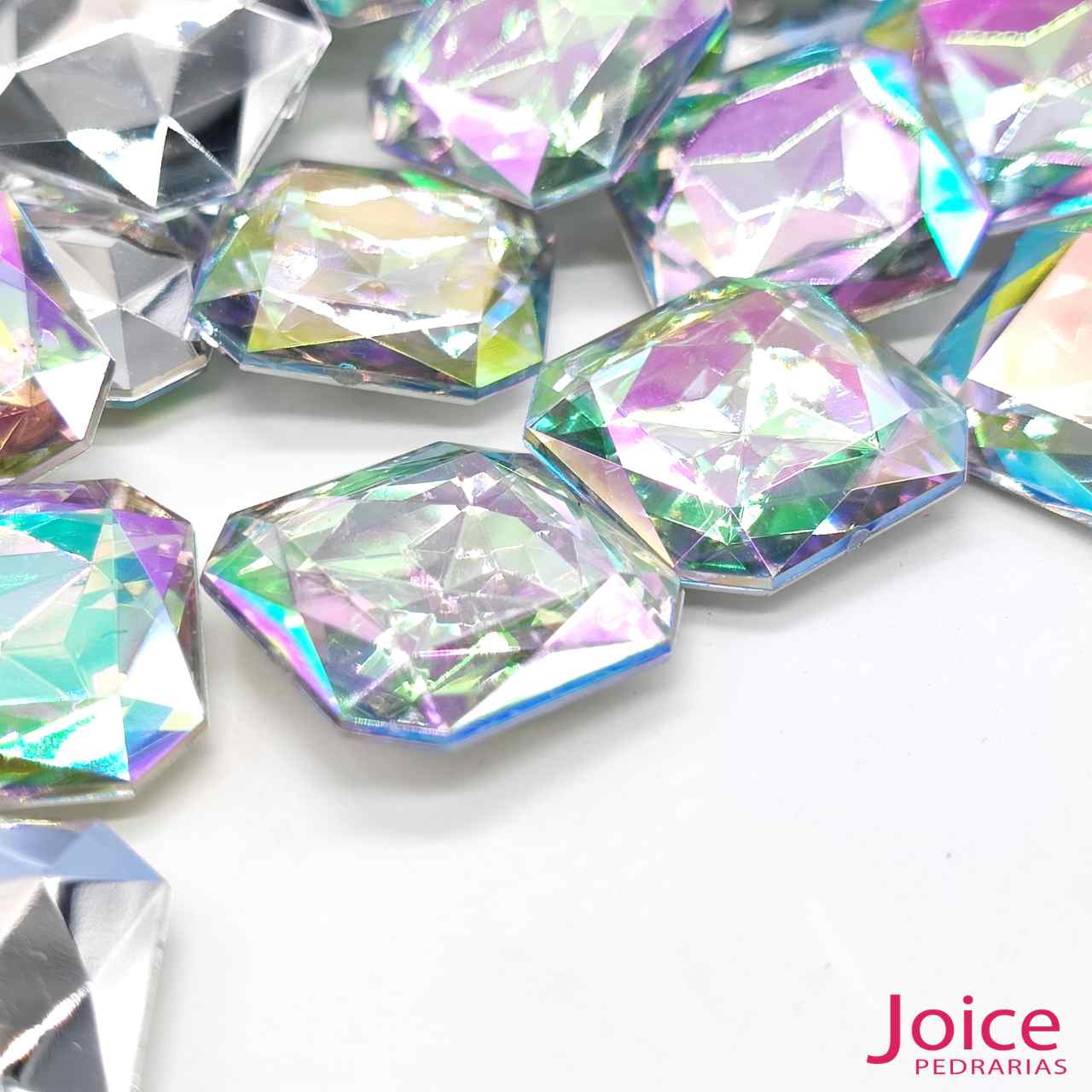 1 Quadrado Base Irregular Acrilico 23mm x 23mm c/100Unidades - Imagem 35