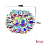 Aplique De Strass 50mm X 60mm C/1-Unidades Ref:501