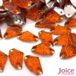 Chaton Formato Irregular Resina Cascalho Base Reta Com Furo 11.5 X 19mm C/1000unidades - Imagem 12