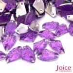 Chaton Formato Irregular Resina Cascalho Base Reta Com Furo 11.5 X 19mm C/1000unidades