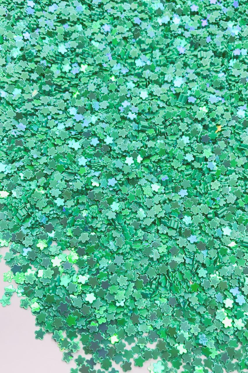 13893949289_Paete20Flor20verde Mini Paetê Flor 3mm com 500Gramas - Imagem 17