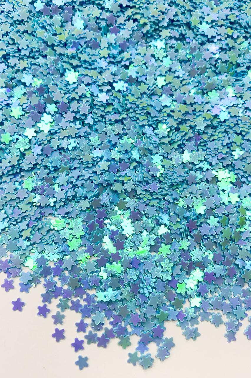 13893979611_Paete20Flor20azul Mini Paetê Flor 3mm com 500Gramas - Imagem 7