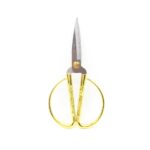 Tesoura De Metal Dourado Uso Geral 17cm - Imagem 4
