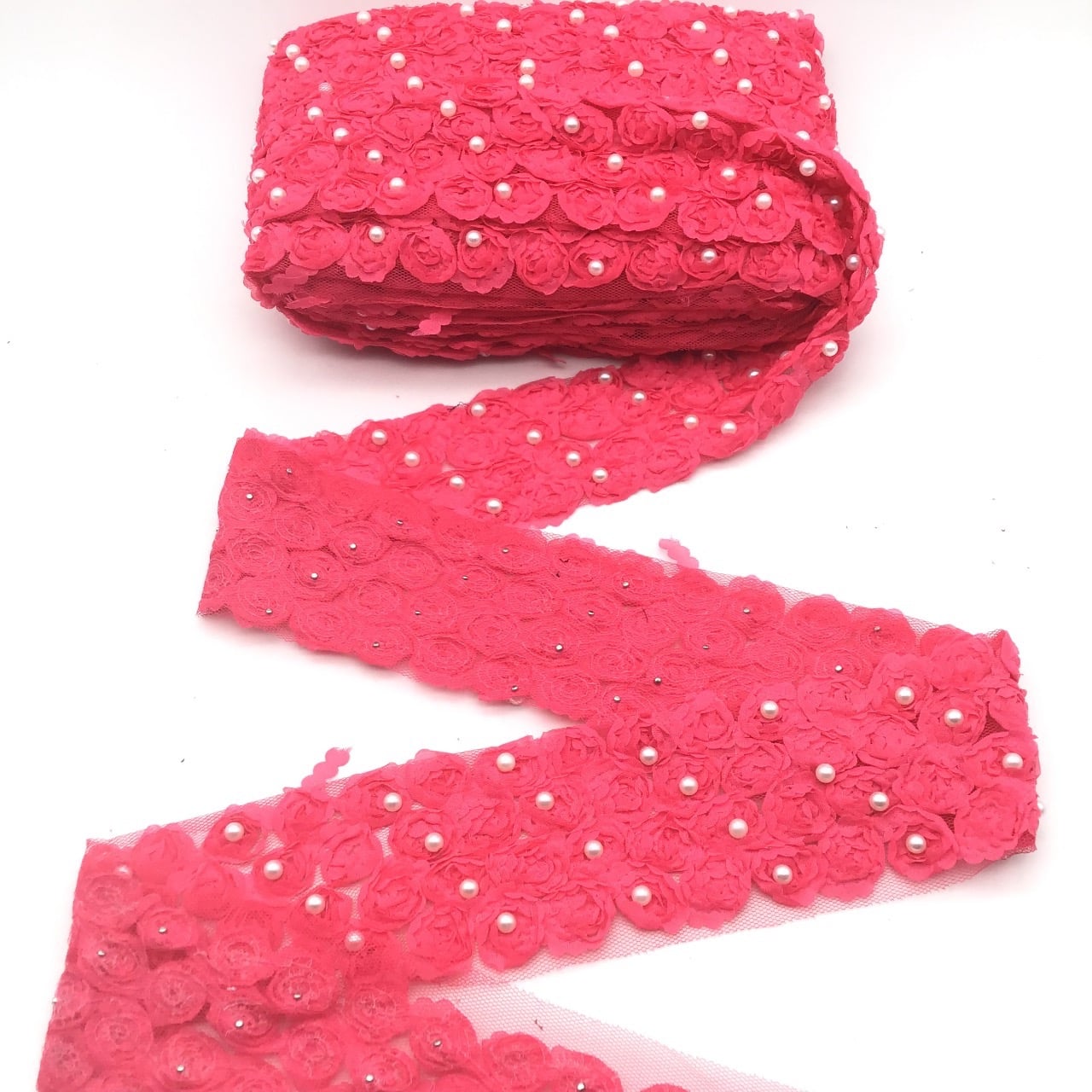 14740091212_Renda20de20Guipir20920pink Renda De Guipír 7cm Com 1Metros ref:ply-9 - Imagem 7
