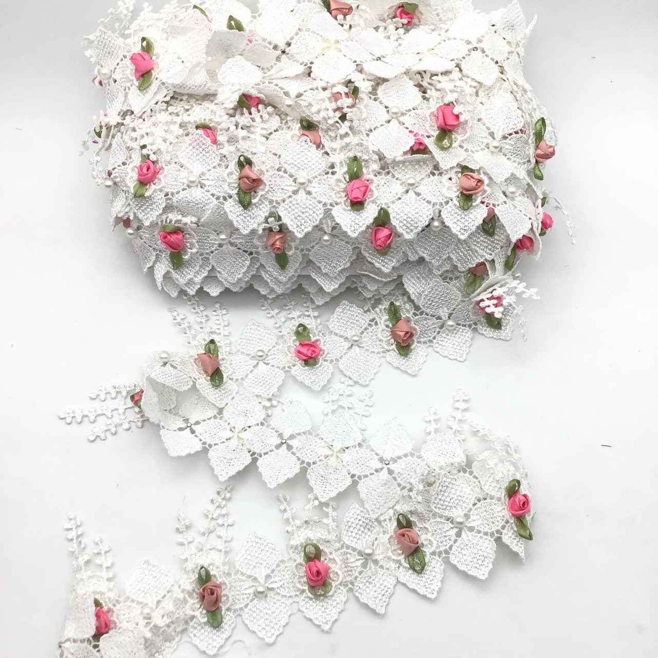 14741251064_Renda20de20Guipir20620branco-1 Renda De Guipír 8cm Com 1Metros ref:ply-6 - Imagem 17