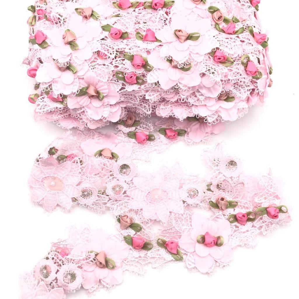 14908340746_aplique20renda20ply-420rosa20-1 Renda De Guipír 6cm Com 1Metros ref:ply-4 - Imagem 19