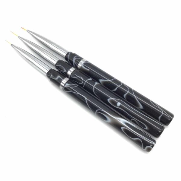 Kit Pincel para Unhas Artísticas C/3Unidades