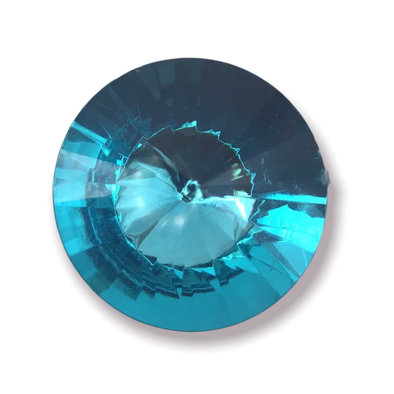 15100368811-redondo-inrregura-25mm-azul-bb Chaton 25mm Base Irregular Acrílico Com 100Unidades - Imagem 33