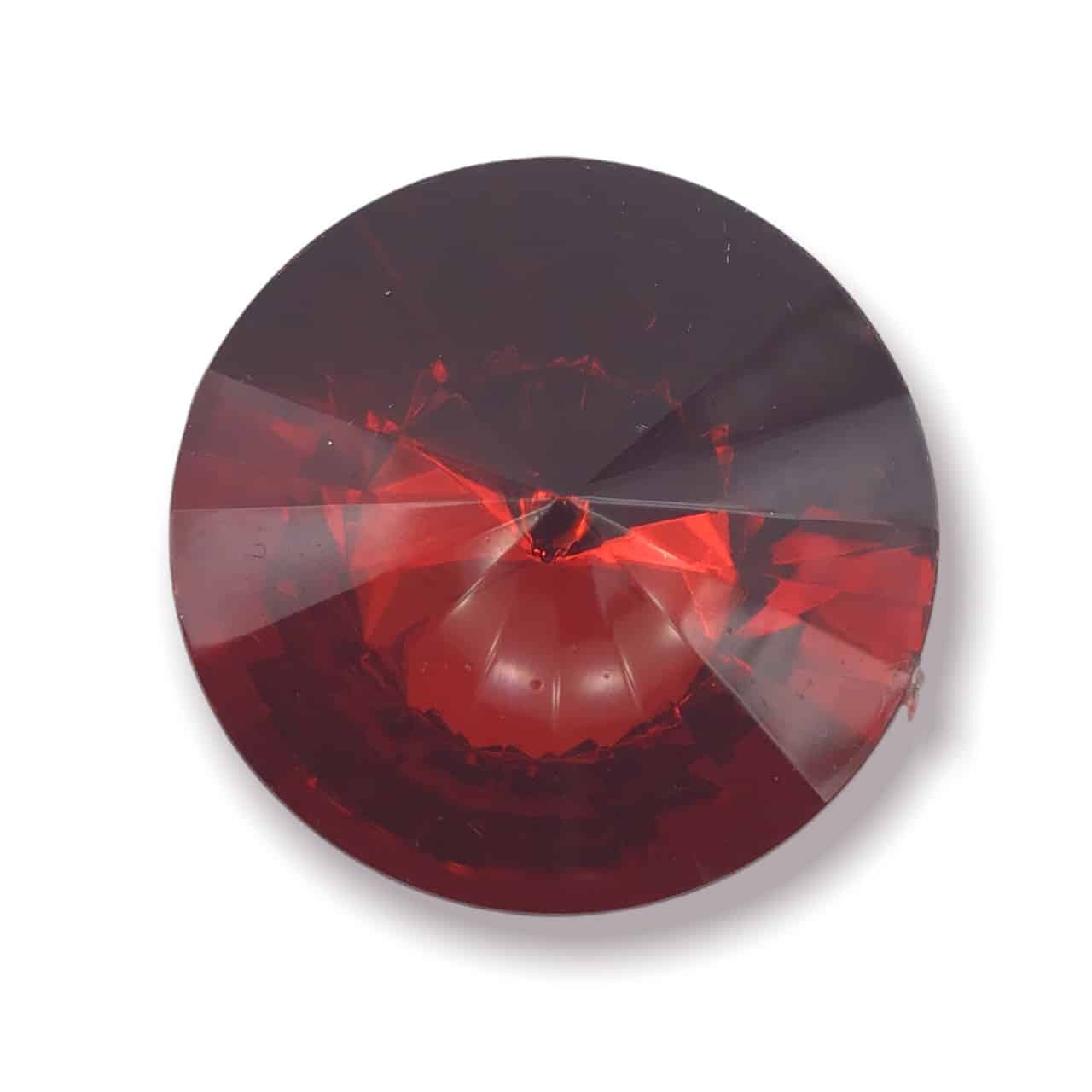 15100370578-redondo-inrregura-25mm-vermelho-escuro Chaton 25mm Base Irregular Acrílico Com 100Unidades - Imagem 51