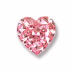 Chaton De Cascalho coracao 14mm – Resina Com 450Unidades - Imagem 18