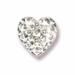 Chaton De Cascalho coracao 14mm – Resina Com 450Unidades - Imagem 11