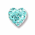 Chaton De Cascalho coracao 14mm – Resina Com 450Unidades - Imagem 14