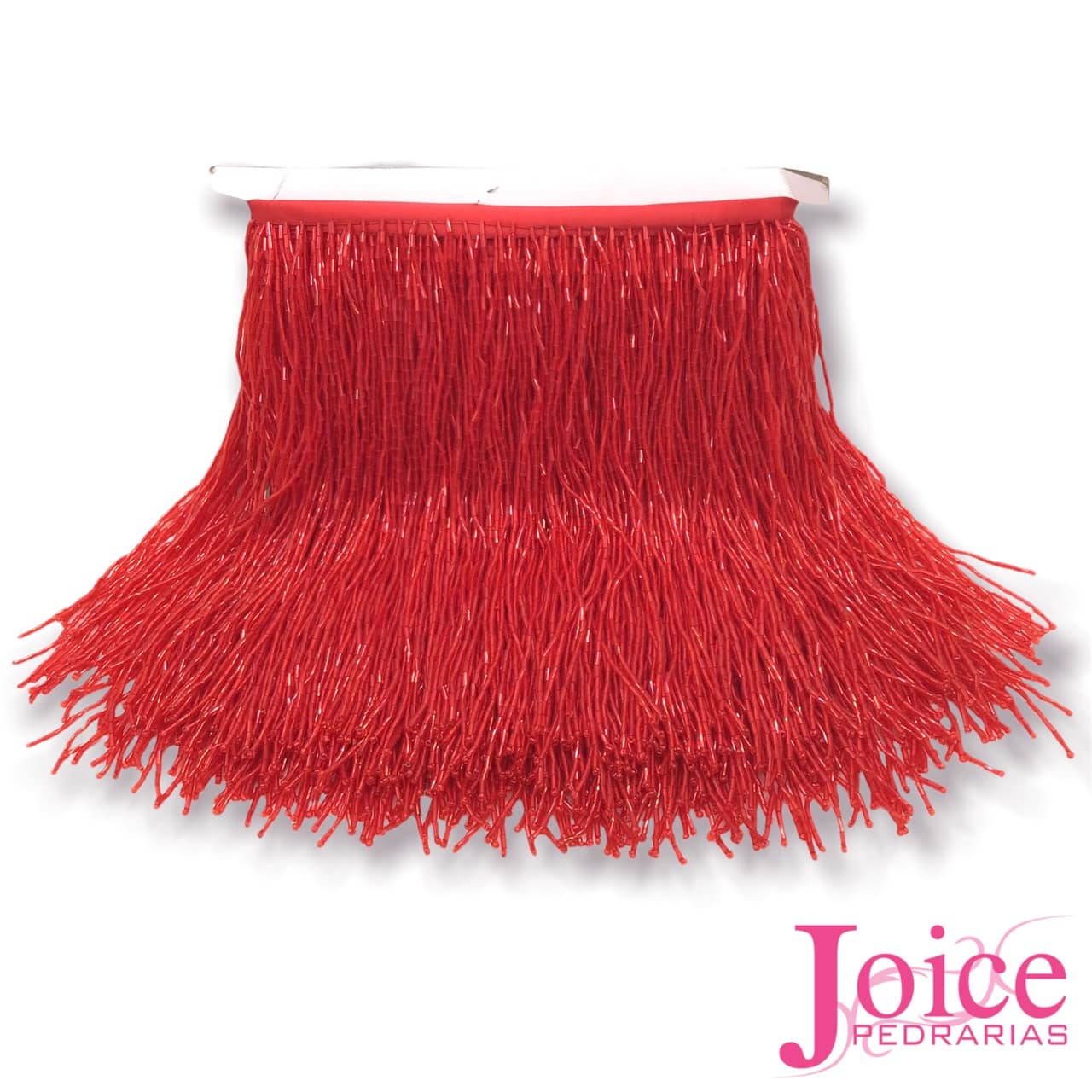 15107555300_franja2020cm20vermelho Franja de Canutilho 20Cm C/5Metros - Imagem 11