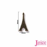 Aplique Metal Torre Eiffel Termo Colante C/50Un