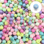 Bolinha De Acrílico Mix Ab Com furo Passante c/500Gramas - Imagem 6