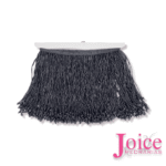 franja de canutilho 15cm com ponteira de cristal - Imagem 5