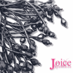 franja de canutilho 15cm com ponteira de cristal - Imagem 6