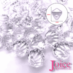 Ponteira De Acrilico Diamante Transparente C/500Gramas - Imagem 3