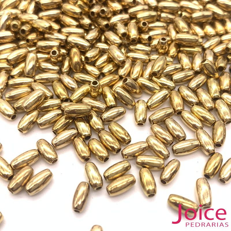 xr:d:DAFLAofDNuE:1026,j:40218554185,t:22110711 Perola De Arroz Com Furo Passante 3mm X 6mm C/500Gramas - Imagem 1
