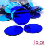 Chaton Espelho Redondo 32mm Com Furo Para Costura C/200-Unidades - Imagem 2