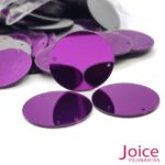 Chaton Espelho Redondo 32mm Com Furo Para Costura C/200-Unidades - Imagem 7