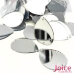 Chaton Espelho Gota 30mm x 40mm Com Furo Para Costura C/200-Unidades - Imagem 21