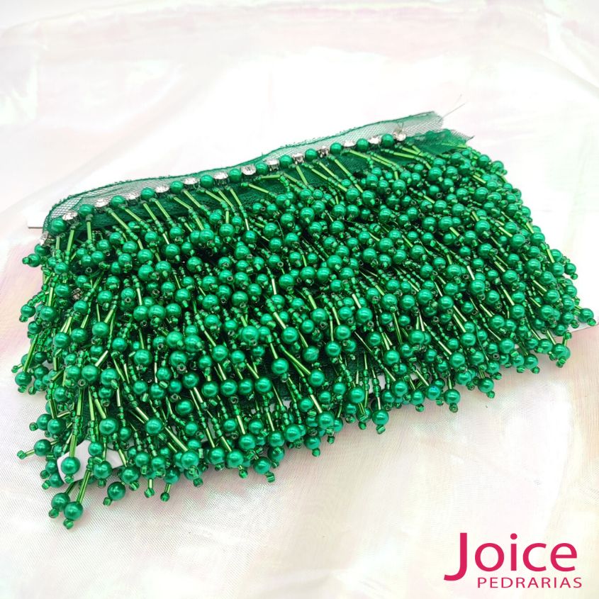 15237568104_verde20bandeira-1 Franja de Canutilho Com Perola ABS 4.5Cm C/5-Metros - Imagem 11