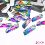 Chaton De Resina Assimetríco Com Base Reta  6mm x 20mm C/500-Unidades