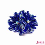Aplique Flor Com Strass De Cristal 55mm C/10-Unidades Ref:20-641