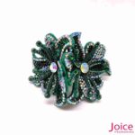 Aplique Flor Com Strass De Cristal 55mm C/10-Unidades Ref:20-641 - Imagem 3