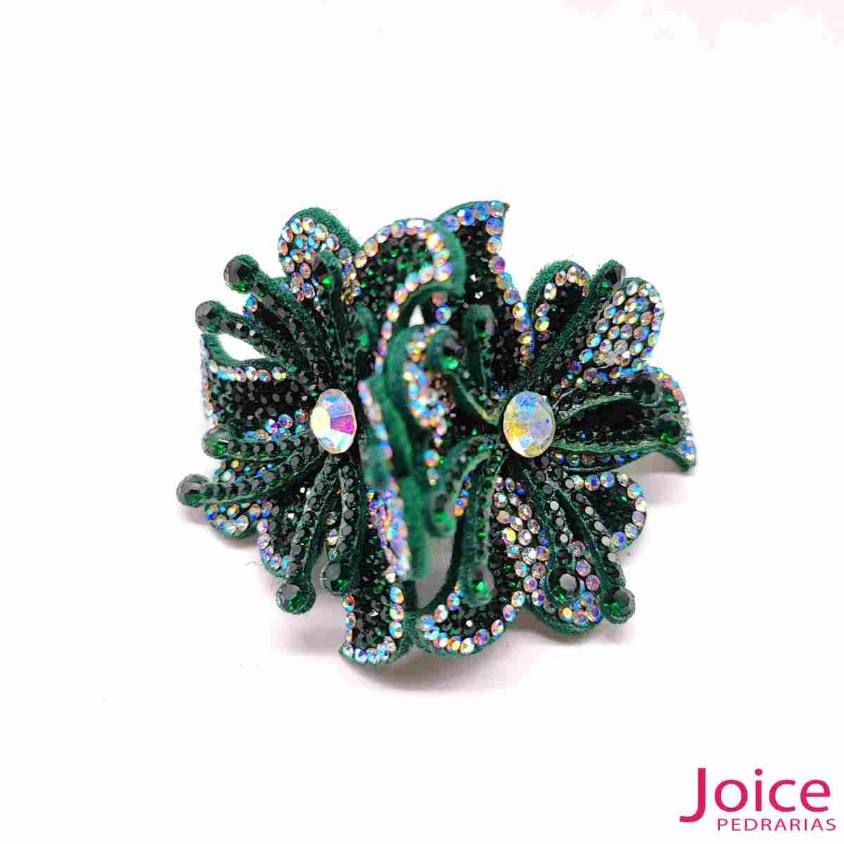 15288805079_verde20bandeira-3-1 Aplique Flor Com Strass De Cristal 55mm C/10-Unidades Ref:20-315 - Imagem 10