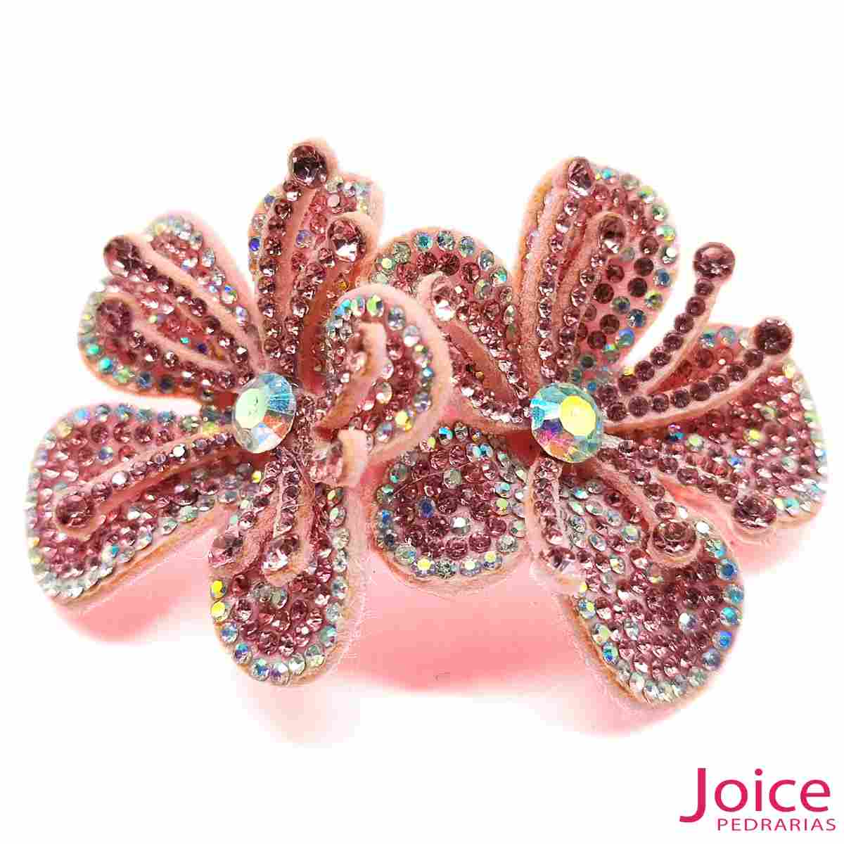 15288885783_rosa-2 Aplique Flor Com Strass De Cristal 55mm C/10-Unidades Ref:20-315 - Imagem 18