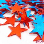 Chaton Espelho Estrela Com  Furo Para Costura 25mm C/200 Unidades - Imagem 7