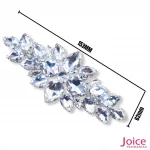 Aplique De Strass 62mm X 153mm C/1-Unidades Ref:301