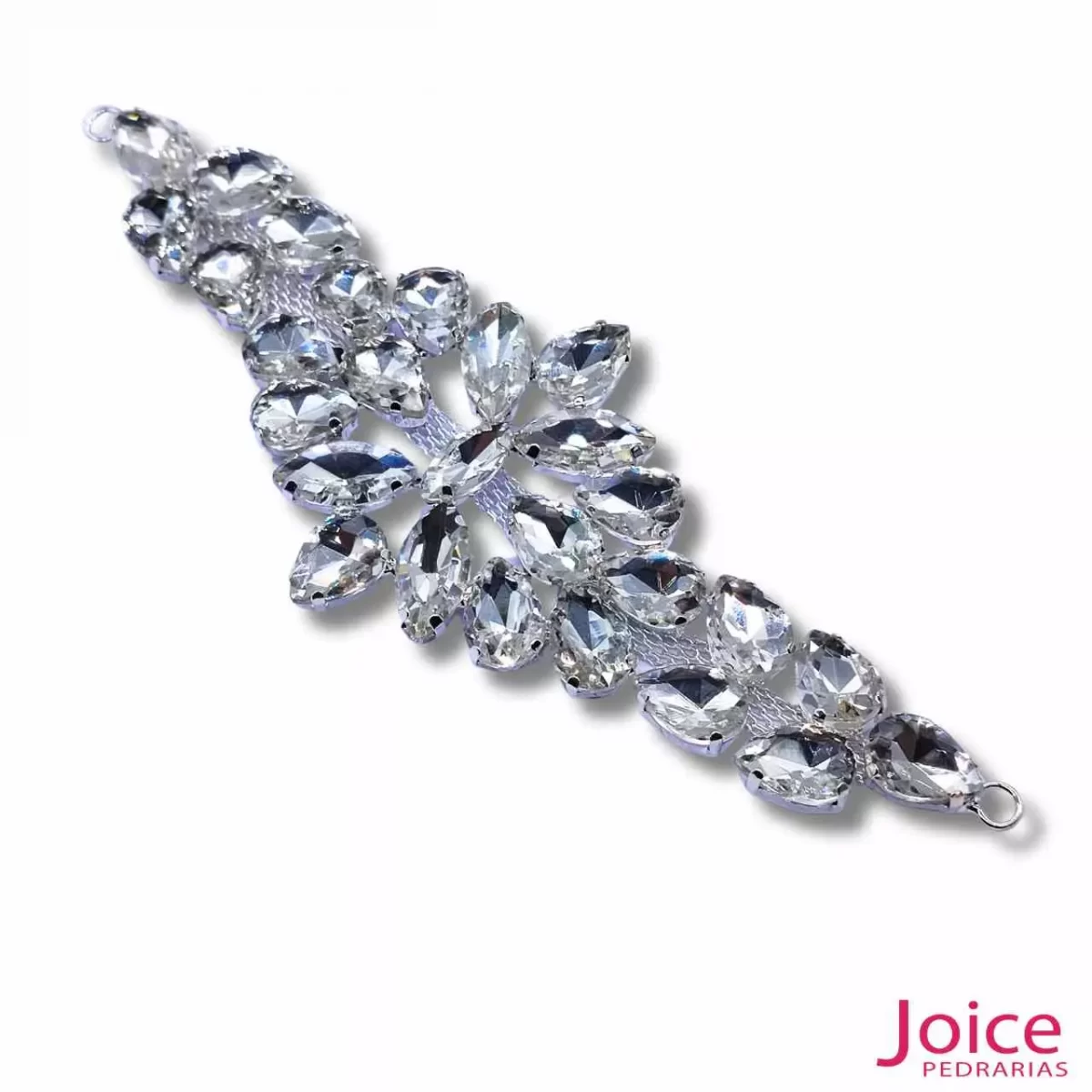 Aplique De Strass 55mm X 160mm C/1-Unidades Ref:201 - Imagem 9