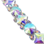 Aplique De Strass 2cm X 13cm C/1-Unidades Ref:LH09 - Imagem 3