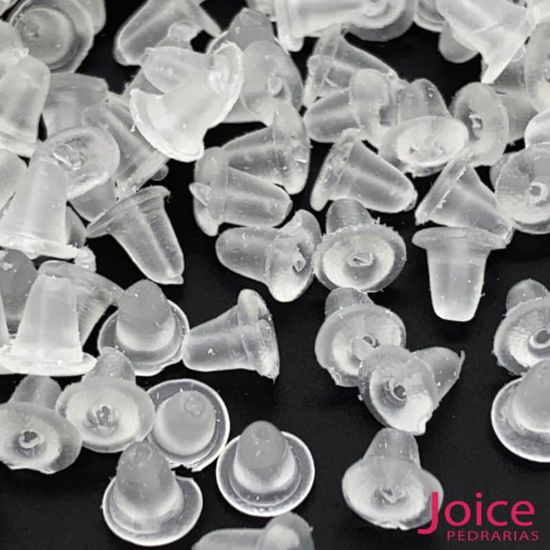 xr:d:DAFaFBjJwVA:353,j:4474314812,t:23051113 Tarraxa De Silicone 5mm Para Brincos c/100pçs - Imagem 2