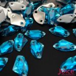 Chaton Resina Com Formato Irregular Base Reta Com Furo 8mm × 14mm C/1000unidades - Imagem 12