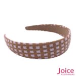 Tiara  Xadrez -Largura 3cm-Diâmetro -38cm- C/12Un - Imagem 7