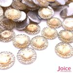 Açucarado Redondo 14mm Cristal Em Volta C/300Unidades