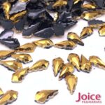 Chaton Folha Resina Base Reto 5mm X10mm C/3000Unidades
