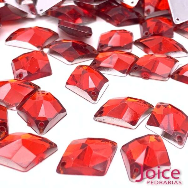 Chaton Losango Acrilico P/Costura 13mm x 18mm  C/1000unidades