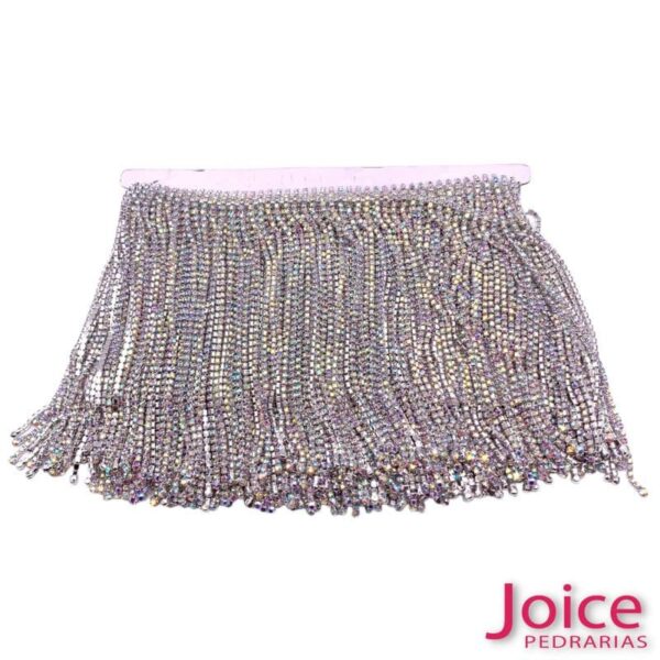 Franja De Strass Vidro 15Cm C/2y=1.8m