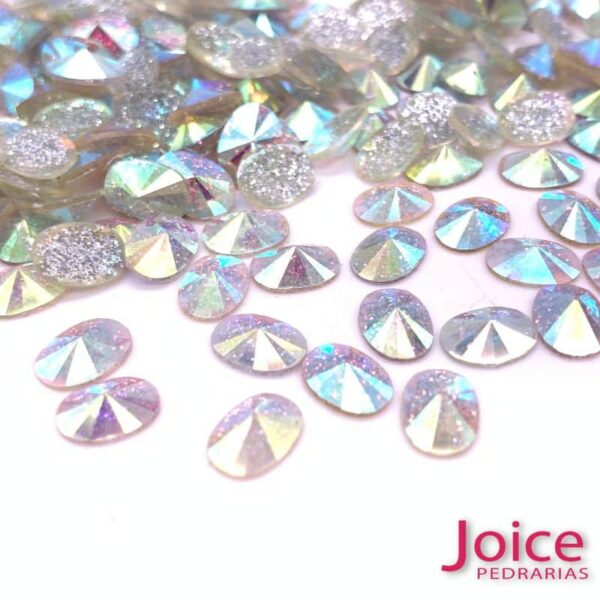 Transparente Glitter Ab
