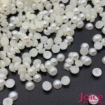 Meio Pérola 5mm  creme com 500gramas