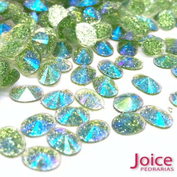 Chaton Rivoli Oval 8mm X 10mm C/3000 Unidades