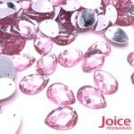 Gota Acrilico C/Furo para Costura 8mm X 13mm C/1000Un - Imagem 3