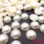 Meio perola abs com furo 14mm c/500gramas - Imagem 2