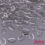 Metal de Jóias para Unhas Gota Vazado 5mmX8mm C/1000Un Ref: N31 - Imagem 2